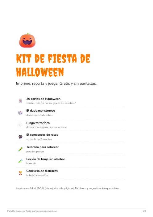 Página 1 del kit