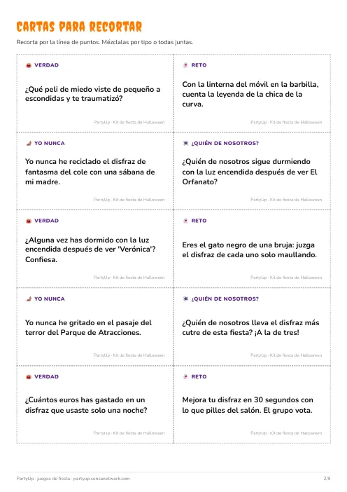 Página 2 del kit