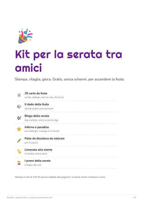 Pagina 1 del kit
